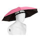 Umbrelă Pentru Cap Alista Home Diametru 69 Cm Bandă Elastică Pentru Cap Protecție Împotriva Ploii Și UV Fuchsia