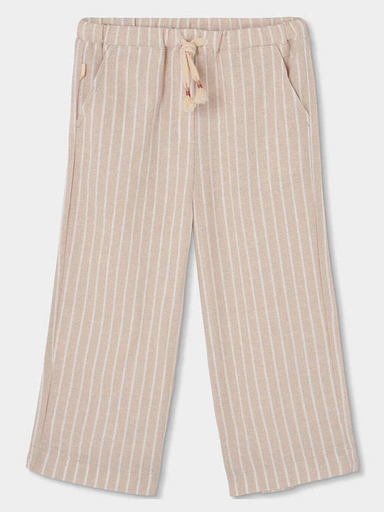Kinderhose Leinen Beigefarben