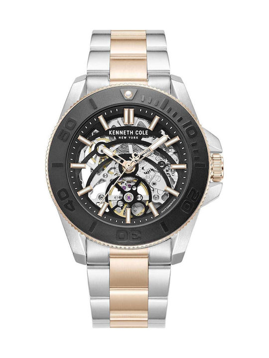 Kenneth Cole Men's Automatic Watch With Silver ...
