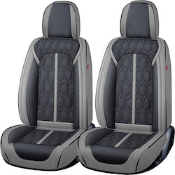 CarGuard Комплект Калъфи Кожа Сив CarGuard Комплект Калъфи Кожа Сив