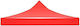 Alista Home Pavillonabdeckung Rot mit PVC-Beschichtung 3x6m