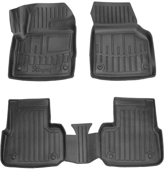 Race Axion Auto Fußmatten Land Rover Discovery Sport L550 2014-2019 5-Türer Gummi Erhöhte Seiten Schutzmatten Klammern Für Personenkraftwagen Satz 4 Stück 5047034/st