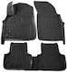 Race Action Car Mats Audi Q7 4m 2015-2026 5-Door Rubber Raised Sides Protective Fasteners Passenger Cars 5 Pieces 5030115/st