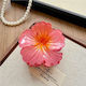 Hair Claw Clip with Flower