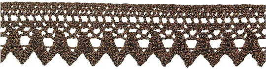 Lace Lasse Geometric Mesh Pointed Edge Width 2.5cm Price Per Meter