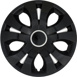 Τάσια Top Ring Black 17" Συμβατά Alfa Romeo 4τμχ