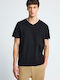 T-Shirt Schwarz FBM013-002-04-Black