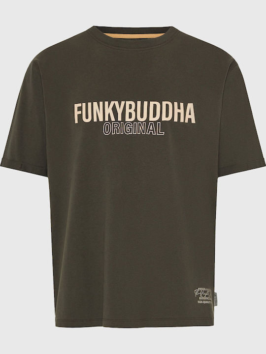 Funky Buddha T-shirt Χακί