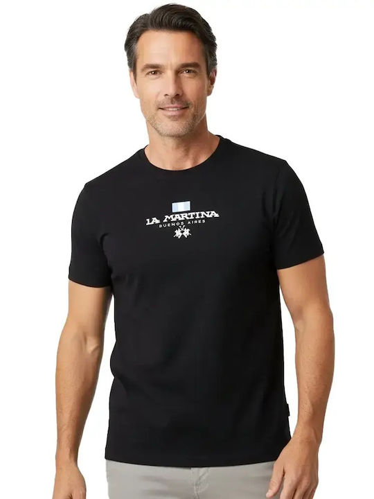 La Martina T-Shirt Schwarz