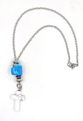 Farmece Auto Athinodorou Handmade Cruce Din Oțel Piatra Semiprețioasă Haolit 05mm00034