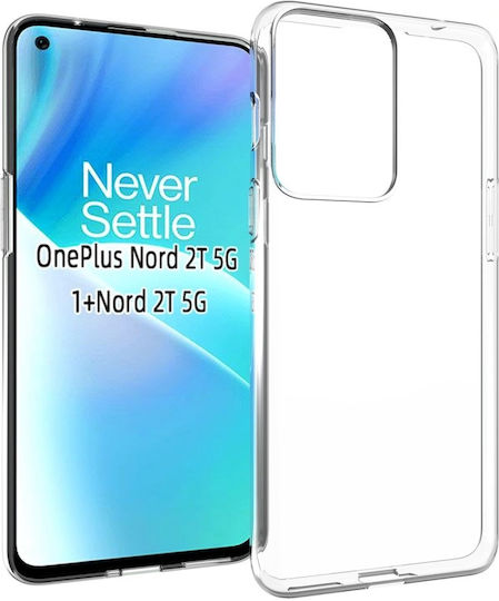 Sockproof V2 Silikon Umschlag Rückseite Transparent (OnePlus Nord 2T)