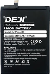 Deji Συμβατή Μπαταρία Αντικατάστασης 5160mAh για Poco X3 Nfc/poco X3 Pro Deji Συμβατή Μπαταρία Αντικατάστασης 5160mAh για Poco X3 Nfc/poco X3 Pro