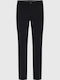 Pantaloni Chino Elastici Regular Negru