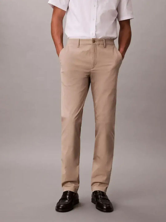 Παντελόνι Chino Ελαστικό σε Slim Εφαρμογή Χακί
