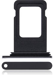 Tavă Sim Unică Pentru Iphone Xr Neagră Originală
