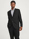 Men’s Suit Jacket with Regular Fit Black