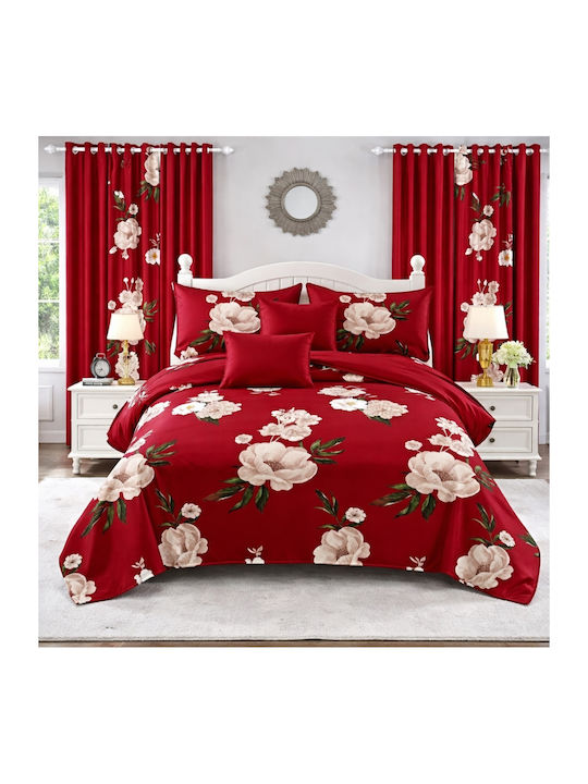 My Home Luxury Double Duvet Cover Set With 2 Pillowcases 220x240cm Multicolour