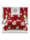 My Home Luxury Double Duvet Cover Set With 2 Pillowcases 220x240cm Multicolour