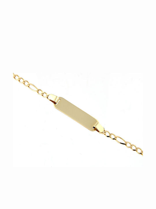 Ios Kids Bracelet ID Made of 9K Gold TO-0200-9