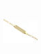 Ios Kids Bracelet ID Made of 9K Gold TO-0200-9