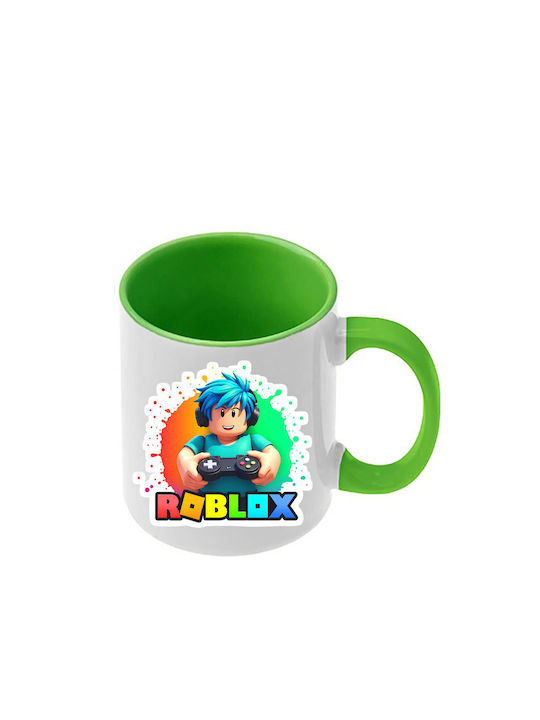 Roblox Tasse Offene Grüne Griff Innenraum