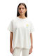 Damen T-shirt Ecru