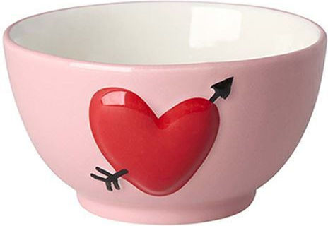 Rice Servierschale Rund Keramik Rosa mit Durchmesser 7cm