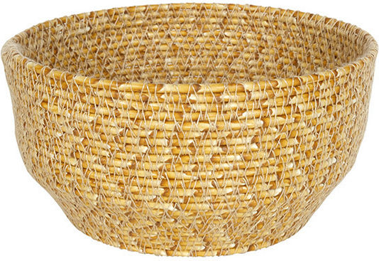 Espiel Decorative Basket Rattan Beige 17x9x9cm