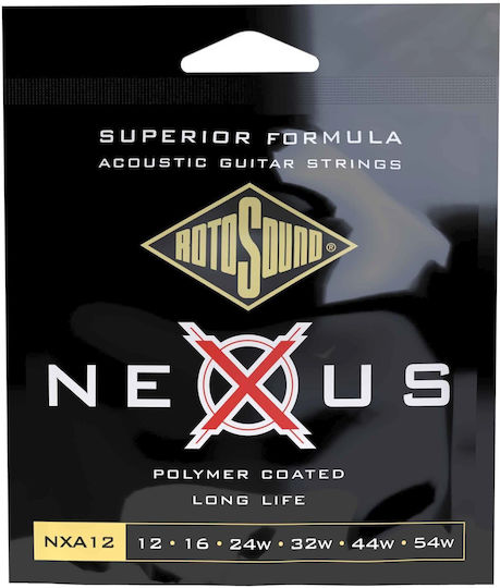Rotosound Nexus Σετ Χορδών Ακουστικής Κιθάρας 12 - 54"