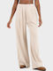 Γυναικείο Υφασμάτινο Παντελόνι Light Beige