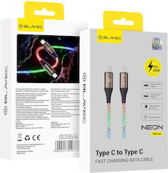 Blavec USB 2.0 USB-C male - USB-C 60W 1m