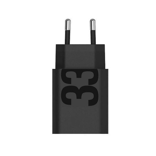 Motorola Charger Without Cable with USB-C Port 33W Black (MC332)
