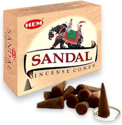 Ароматни Конуси Сандалово Дърво Hem Sandal Cones 10 Бройки