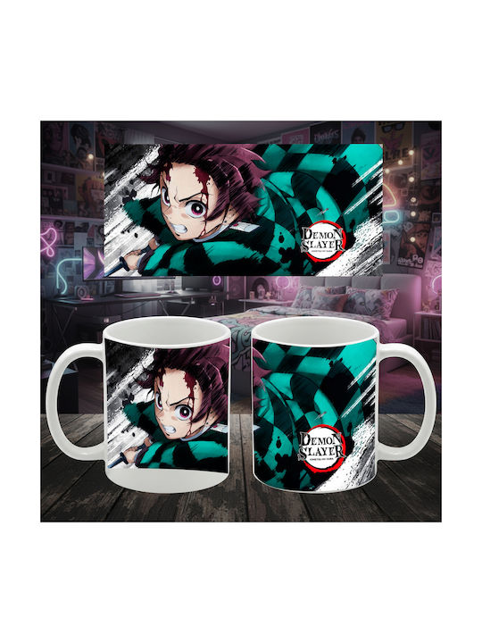 Λευκή Κούπα Anime Demon Slayer