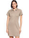 Mini Damenkleid Beige