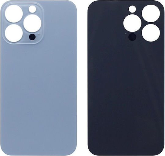 Apple Iphone 13 Pro Back Glass Enlarged Camera Frame Sierra Blue Compatible