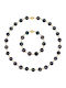 Margaritari Schmuckset mit Halskette & Armbänder aus 18K Gold mit Perlen