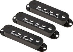 Seymour Duncan Strat Pickup Cover Logo Black