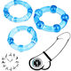 Smd Stay Hard Penis Beaded Rings Set Comfort Fi...