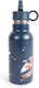 Filibabba Kids Water Bottle Thermos Stainless Steel with Screw-on Cap Non Spill