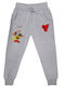Kinder Trainingsanzug Jogginghose Grau Pacman