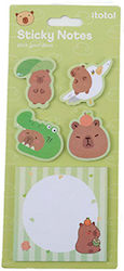 I-total Самозалепващи Листчета Sticky Notes Capybara Зелен