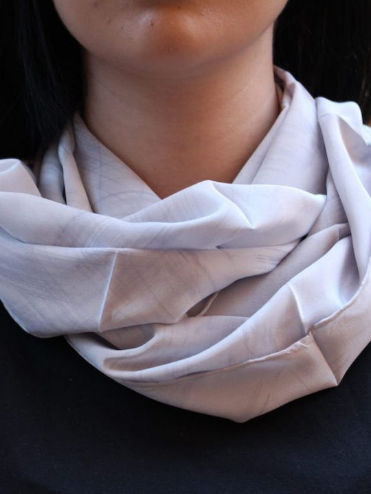 Women's Silk Shawl Gray