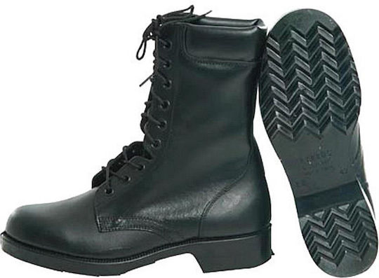 Survivors Military Boots Leather Black 99.1465