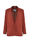 Mat Fashion Women's Blazer Monochrome 0039.4508.NETTO Dark Orange
