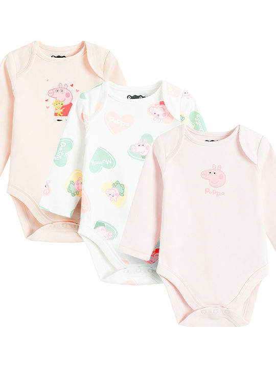 Cool Club Set Pink Onesies 3 Pieces