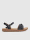 Women's Flat Sandals Black