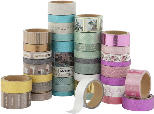Craft Id Washi Tape 3m 40 Pcs Cr3000