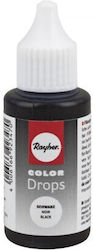 Flüssige Farbe Porzellan 25ml Schwarz