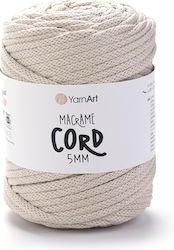 YarnArt Fir De Tricotat Macrame Din Bumbac Bej ...